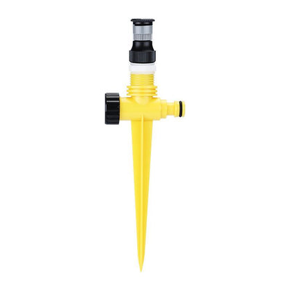 10 Pieces Adjustable 360 Degree Sprinkler Lawn Sprinkler Automatic Sprinkler Agricultural Land Scattering Sprinkler Scattering Sprinkler (With 4-tap)