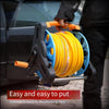 Washing Water Pipe Storage Truck Water Gun Storage Rack Pipe Winder Coil Water Pipe Rack Winding Winder Garden Watering Water Truck 15m