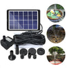 Solar Fish Tank Solar Fountain Outdoor Pool Fish Tank Diving Small Courtyard Garden Rockery Static Water Pump 6v 3w Solar Panel + Water Pump