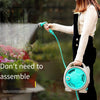 Household Flower Watering Hose Truck Hose Storage Rack Garden Flower Watering Artifact Car Washing Water Gun Nozzle Blue