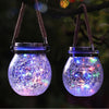 Creative Crack Star Solar Lamp Outdoor Courtyard Tree Lamp Outdoor Courtyard Balcony Layout Decoration Villa Indoor Small Night Lamp Warm Light