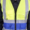 10 Pieces Reflective Vest Reflective Vest Reflective Clothing Reflective Traffic Construction Riding Vest Fluorescent