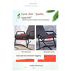 Rocking Chair Rattan Chair Adult Outdoor Balcony Leisure Reclining Chair Carefree Chair Elderly Rocking Chair Afternoon Couch Indoor Lazy Chair