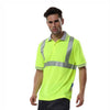 Reflective Vest Reflective Material Fluorescent Yellow for Construction Building Working Safety Clothes - 2XL Size