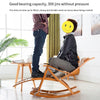 Bamboo Rocking Chair Reclining Chair Lazy Lunch Chair Family Chair Boutique Soft Rocking Chair + Cloth Cushion