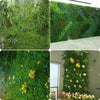 6 Pieces Green Plant Wall Decoration Lawn Wall Hanging Plastic Simulation Turf Flower Artificial Flower Densified Milan Grass