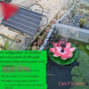 Solar Fountain Solar Lantern Lotus Leaf Fountain Lotus Oxygen Landscape Fountain Water Pump 3w No Battery