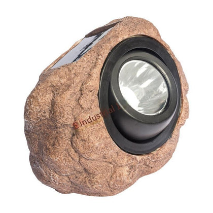 Solar Energy Outdoor Lawn Imitation Stone Waterproof LED Projection Lamp Imitation Stone Spotlight Warm Light White Light