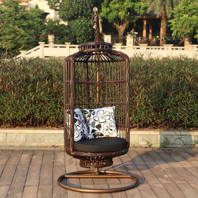 Outdoor Swing Balcony Bird s Nest Hanging Basket Rattan Chair ECVV AE ECVV.AE