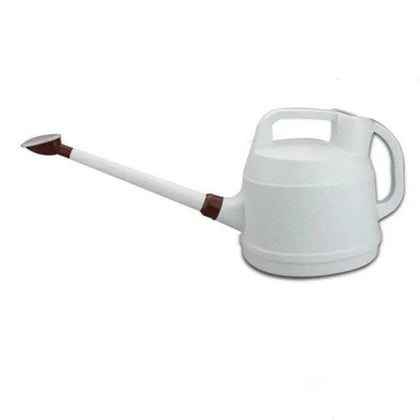 7L White Watering Pot Household Large Capacity Watering Pot Plastic Watering Pot Watering Pot Watering Pot Long Spout Gardening Sprinkler