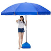 6 Pieces Outdoor Sunshade Umbrella Sun Umbrella Large Umbrella Stall Umbrella Straight Pole Courtyard Umbrella Big Round Umbrella Publicity 1.8m