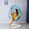 Hanging Chair Hanging Basket Coarse Rattan Chair Household Double Chair Cradle Outdoor Balcony Swing Hanging Chair Indoor Coarse Rattan Single Lazy Cradle Chair Luxury Coarse Rattan With Armrest Brown Pole+