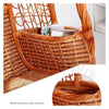 Rattan Hanging Basket Chair Hammock Indoor Cradle Chair Adult Rocking Chair Swing Orchid Outdoor Balcony Tables And Chairs Lazy Furniture Drop Chair Bird's Nest Hanging Chair Real Rattan Hanging Chair [wine Red]