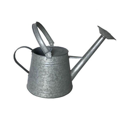 Old Zinc Color Watering Pot Gardening Iron Large Capacity Used Watering Pot Watering Pot Spraying Pot