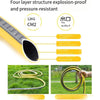 50 Meters Wash Car Suit Home Wash Car High-pressure Water Irrigation Gardening Cleaning Storage Rack Tool Spray Boiler Wash Car Artifact TPR Yellow Water Pipe Set