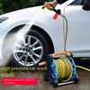 15 Meters Wash Car Suit Home Wash Car High-pressure Water Irrigation Gardening Cleaning Storage Rack Tool Spray Boiler Wash Car Artifact Brass Head Yellow Water Pipe Set