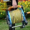 25 Meters Wash Car Suit Home Wash Car High-pressure Water Irrigation Gardening Cleaning Storage Rack Tool Spray Boiler Wash Car Artifact Brass Head Yellow Water Pipe Set