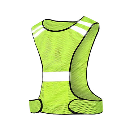 Mesh Breathable Reflective Vest Safety Vest Night Running Vest Riding Outdoor Clothes Road Traffic Safety Clothes