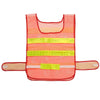 15 Pieces Red Grid Night Reflective Vest Reflective Vest Safety Vest Traffic Engineering Construction Site Sanitation Safety Protection Vest