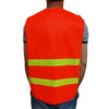 15 Pieces Reflective Vest Safety Reflective Vest For Sanitation Worker Road Construction Traffic Duty Road Administration Work Clothes