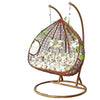 Double Hanging Chair Household Rattan Chair Indoor Swing Balcony Bassinet Chair Hanging Orchid Drop Chair Double Double Pole Coffee Fine Rattan