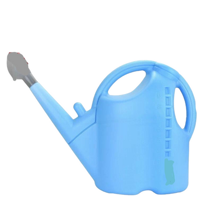 6 Pieces Watering Bucket Thickened Watering Pot Large Watering Spray Pot Long Nozzle Watering Pot Household Sprinkler Pot 10 Liters Blue