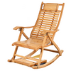 Bamboo Rocking Chair Reclining Chair Lazy Lunch Chair Family Chair Boutique Soft Rocking Chair + Cloth Cushion