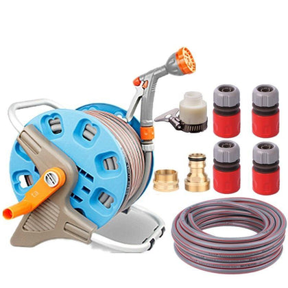 Free Installation Multifunctional Storage Set 30m Explosion-proof Water Pipe Brand Flower Watering Hose Set Household Vegetable Watering Gun Garden Watering Artifact Household Gardening Multifunctional Car Wash Rush