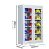 20 Safety Helmet Cabinets, Safety Helmet Storage Cabinet In Workshop, Safety Helmet Tool Cabinet 900 * 360 * 1400mm Long