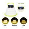 Folding Solar Lamp Outdoor 3-Stop Adjustable LED Camping Lamp For Outdoor Activities Such As Hiking, Fishing, Camping