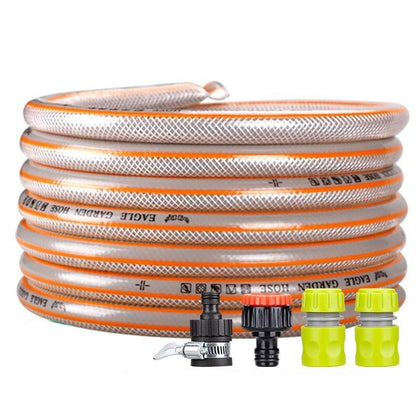 4 Points 25m Water Pipe Hose Household Garden Water Pipe Explosion-proof Antifreeze Car Washing And Watering 4 Points