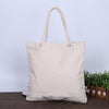 10 Pieces Canvas Bag Blank Cotton Bag Handbag Shopping Bag Conference Bag Printed Logo Large 100 Orders 45 * 35 * 10cm Canvas Bag