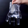 15 Bags 100 Pieces/Bag Disposable Gloves PE Thickened Food Catering Beauty Household Gloves Transparent Plastic Hand Film
