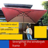 Outdoor Sunshade Large Size Ground Stall Large Courtyard Folding Beach Square Commercial Advertising Sunscreen Tent With Base Big Umbrella Stall With Red 2.5 * 2.5 Four Gear