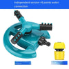 10 Pieces Garden Sprinkler 360 Degree Automatic Rotation Sprinkler Watering Sprinkler Roof Cooling Automatic Sprinkler Garden Flower Watering Sprinkler