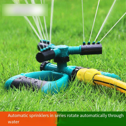 6 Pieces Garden Sprinkler 360 Degree Automatic Rotation Sprinkler Lawn Watering Sprinkler Roof Cooling Automatic Sprinkler Watering Vegetable Irrigation Sprinkler