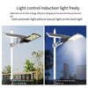 Solar Street Lamp Outdoor Courtyard Lamp LED Lamp New Rural Road Lighting Bright Waterproof High-power Household Square Lamp Warm Light Power Display