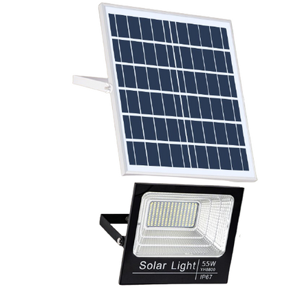 Solar Light Controlled 100w Street Light Outdoor Courtyard Light LED Projection Court Household Floodlight Induction Factory Workshop Lighting