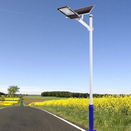 Solar Courtyard Outdoor Split Street Lamp High Power Super Bright Outdoor High Pole Lamp 4m Pole + 200w Lamp Cap