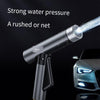 Double High Pressure Car Washing Water Gun Pressurization Nozzle Magic Telescopic Soft Pipe All Metal Household Car Washing Artifact Can Be Used For Garden Watering Multifunctional 10m Telescopic Water Pipe [water Injection 30m]