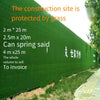 6 Pieces Construction Site Enclosure Lawn Net Artificial Lawn Enclosure Simulation Green Plant Wall Municipal Engineering Environmental Protection Greening Fake Turf Spring Grass 2.0cm Back Glue