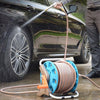 Household Car Washing Artifact High-pressure Water Pipe Hose Storage Set Connected With Tap Water Grab Nozzle Garden Yard Watering Flowers Watering Vegetables H5 Water Gun 30m Water Pipe Storage Set