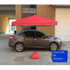 Outdoor Sunshade Umbrella Large Stall Sun Ground Beach Booth Square Commercial Folding Advertising Courtyard With Base Sunscreen Tent Blue 2.0 × 2.0 (Umbrella Thickened) Send Base