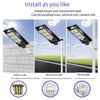 Solar Indoor Lamp Outdoor Courtyard Lamp Super Bright Waterproof Household New Rural Lighting Led Street Lamp Human Body Induction Lamp