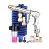 New All Copper High Pressure Car Wash Water Gun Household Set Expansion Hose Pressurized Brush Vehicle Foam Spray Head Grab Garden Flower Magic Hose Fourth Generation Suit + Full Copper Joint Foam Kettle Original 7 M 22 M After Water