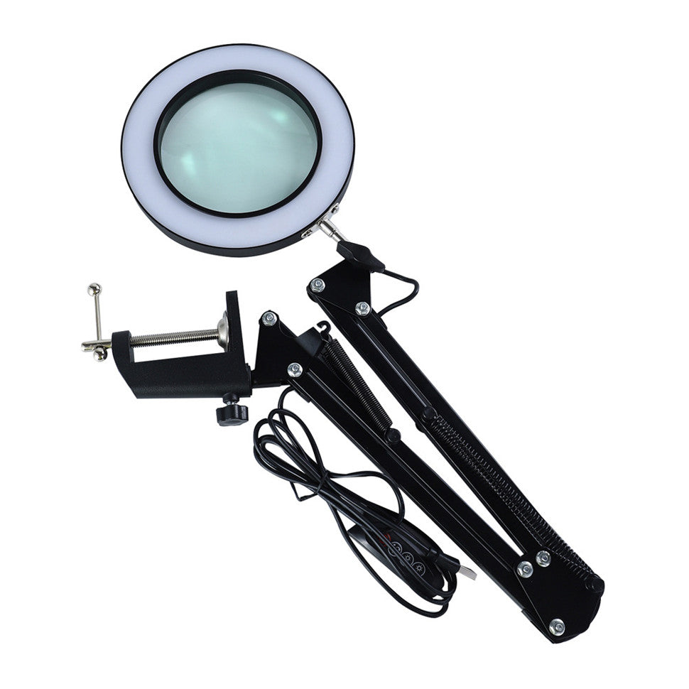 Magnifying desk deals lamp